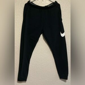 Nike Black and White Sweatpants